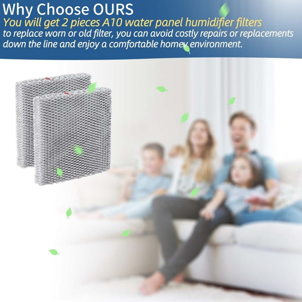 For Aprilaire 10 Humidifier Filter Replacement Water Panel 2 Pack for Bryant