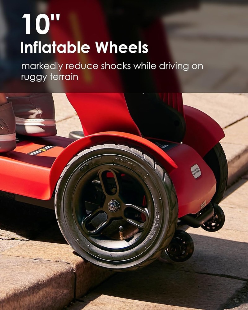 Glashow S3 Foldable Mobility Scooter – 25 Mile Range – Safe & Reliable