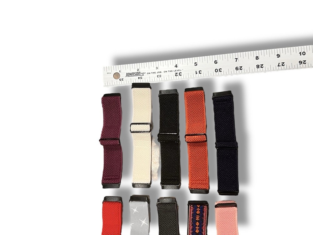 10 Pack Fit Bit Versa? Replacement Bands Multicolor Washable, NEW