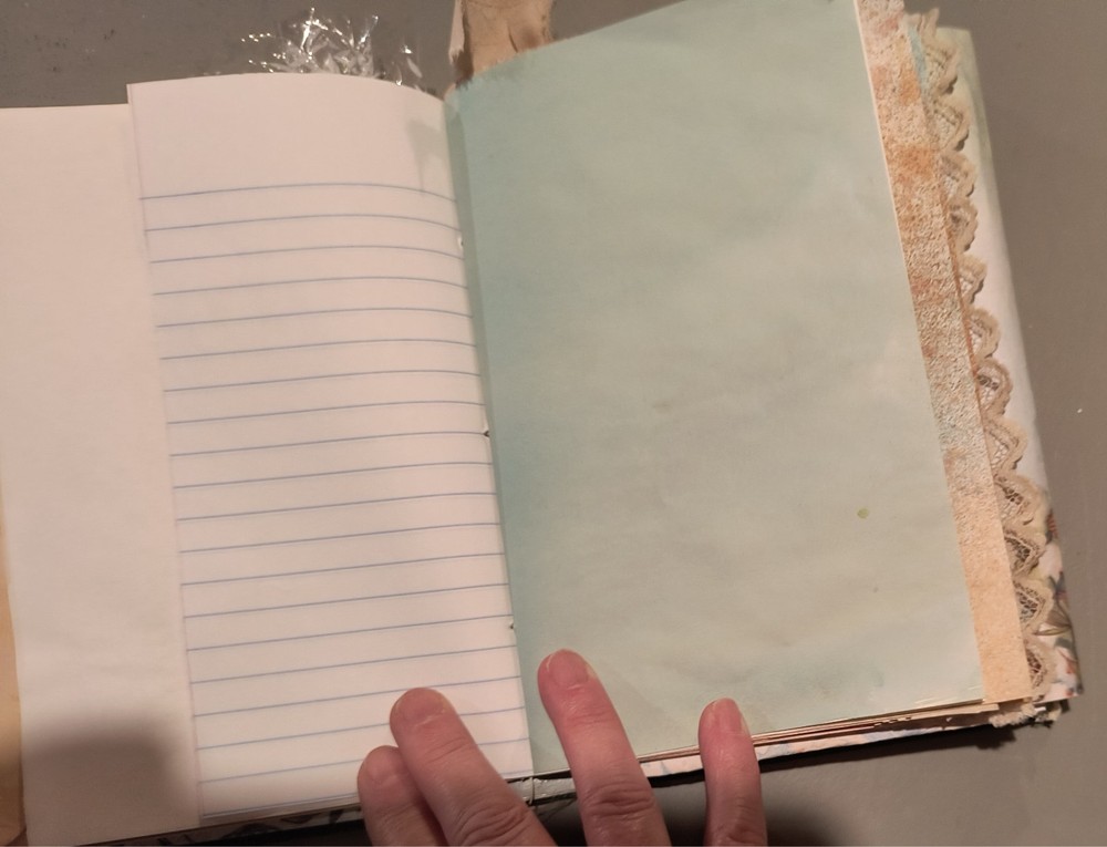 handmade junk writing journal