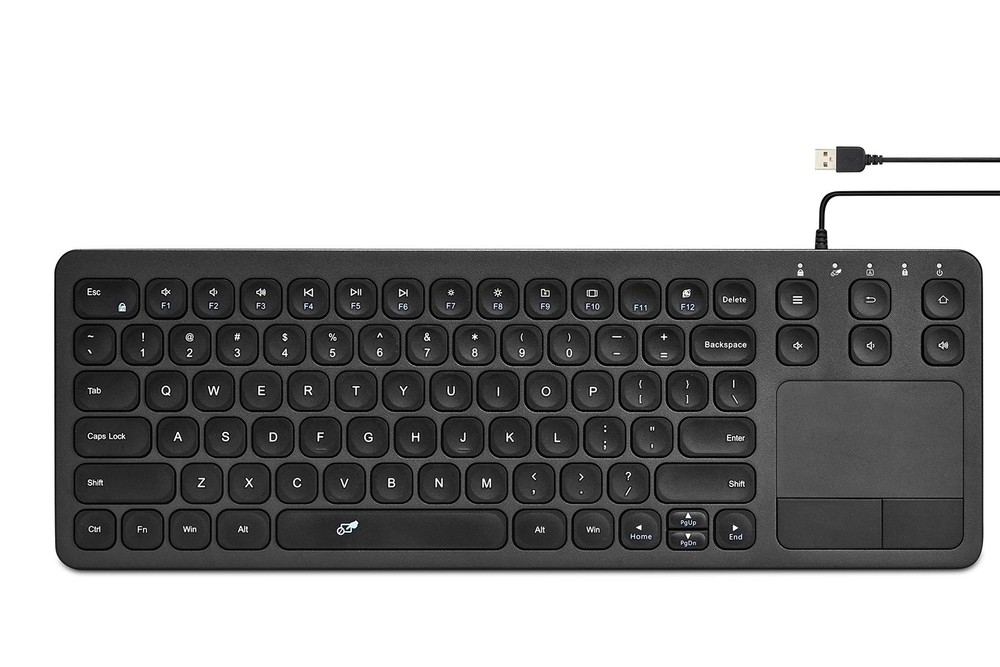 15" USB Keyboard with Touchpad for Raspberry Pi - Compact, Efficient, Plug & ...