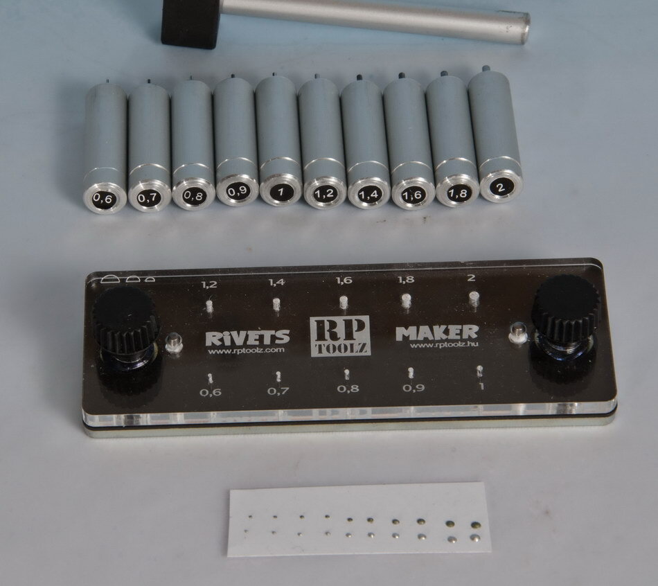 RP Toolz  "Rivets Maker" Punch and Die Tool set