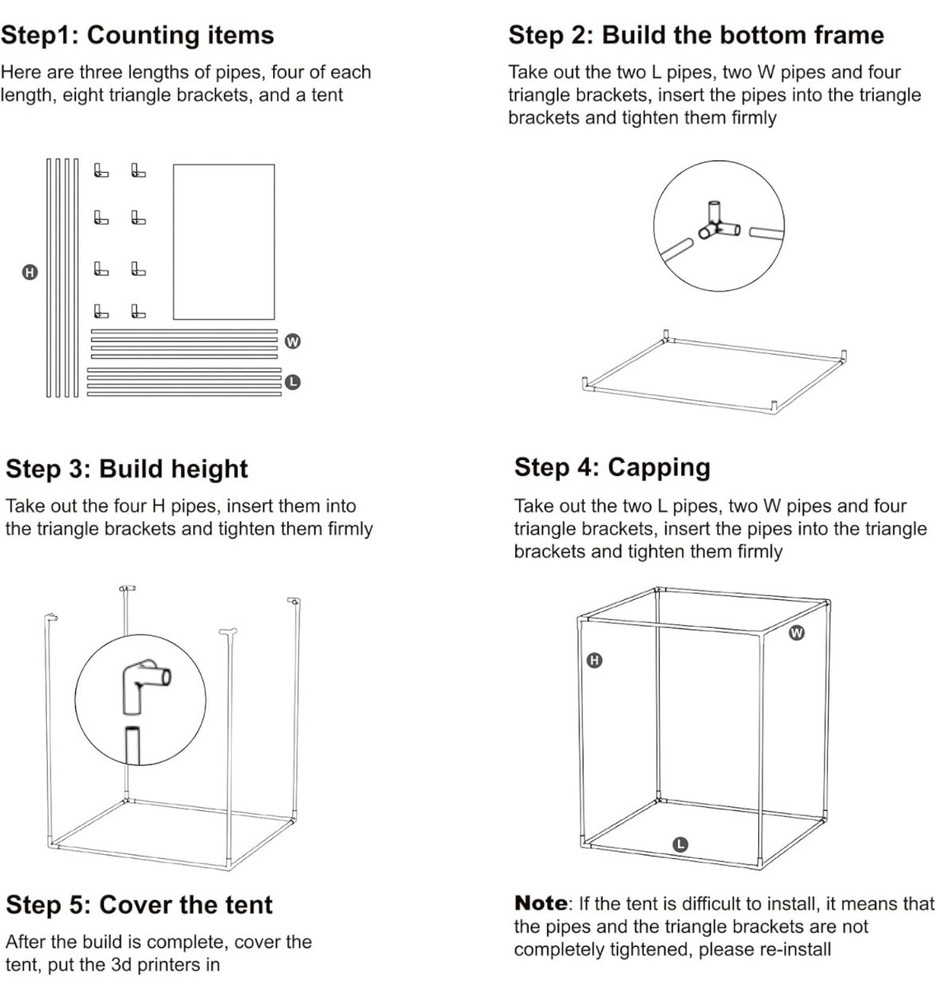 Entina Fire and Dust Resistant 3D Printer Enclosure