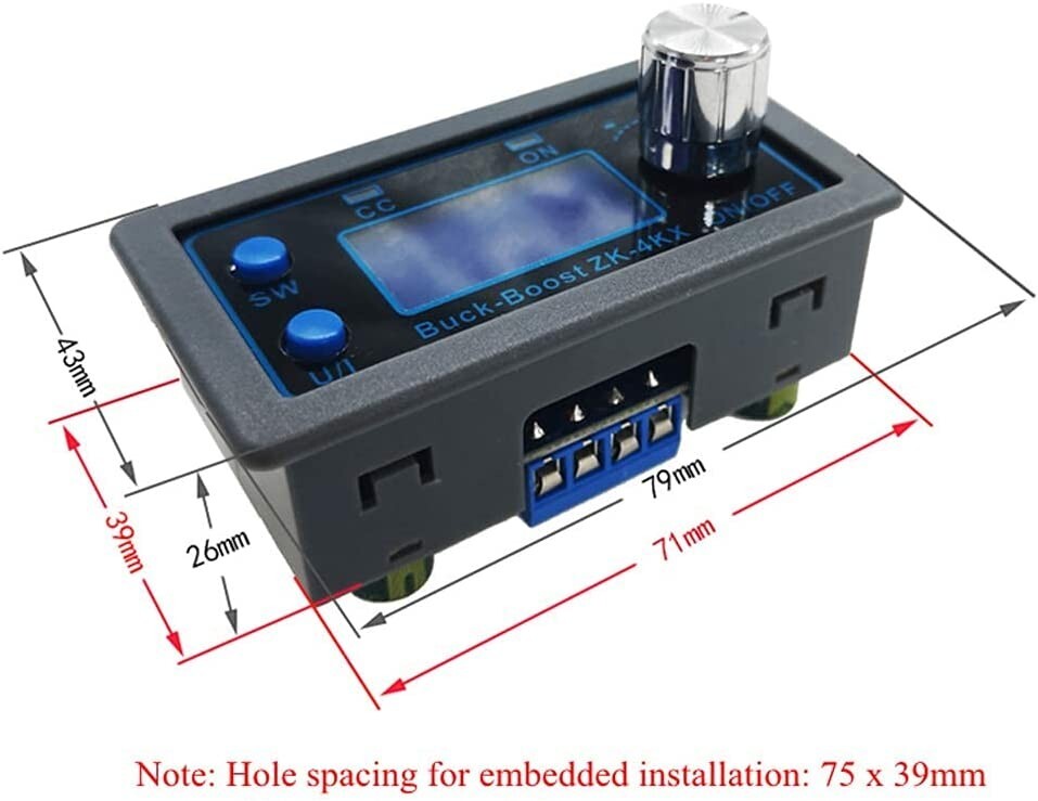 12V 24V DC DC Buck Boost Converter Variable Voltage Adjustable Regulator Module