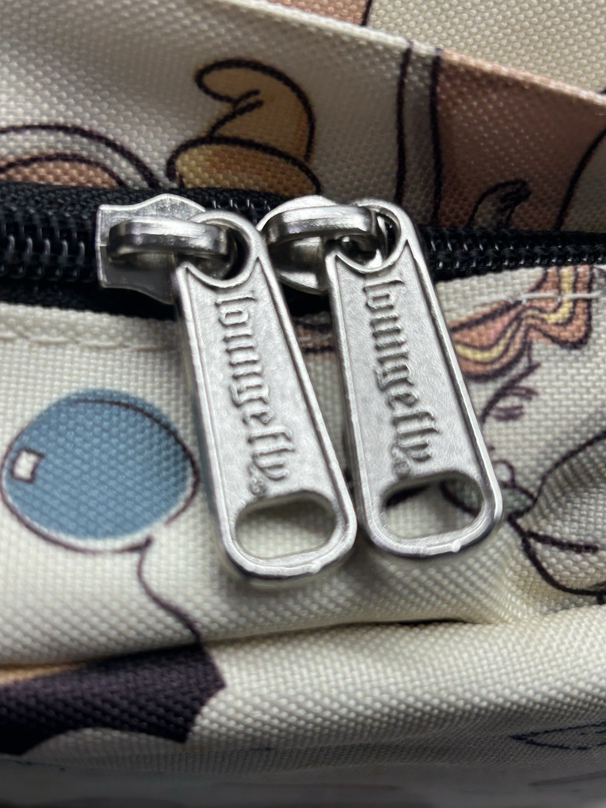 Disney x Loungefly Dumbo White All Over Print Large Backpack Rare See Pics