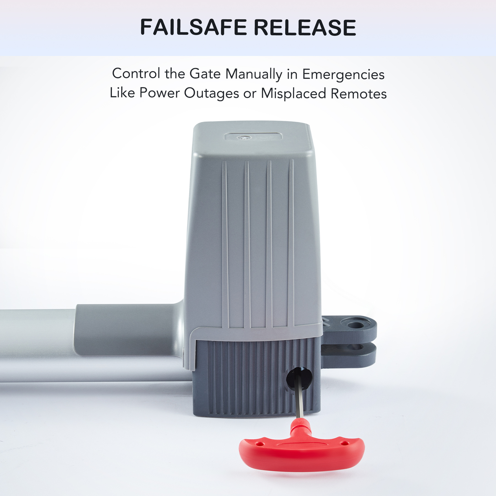 CO-Z Automatic Dual Arm Swing Gate Opener Kit 661 lbs w/ Remote Control DC Motor