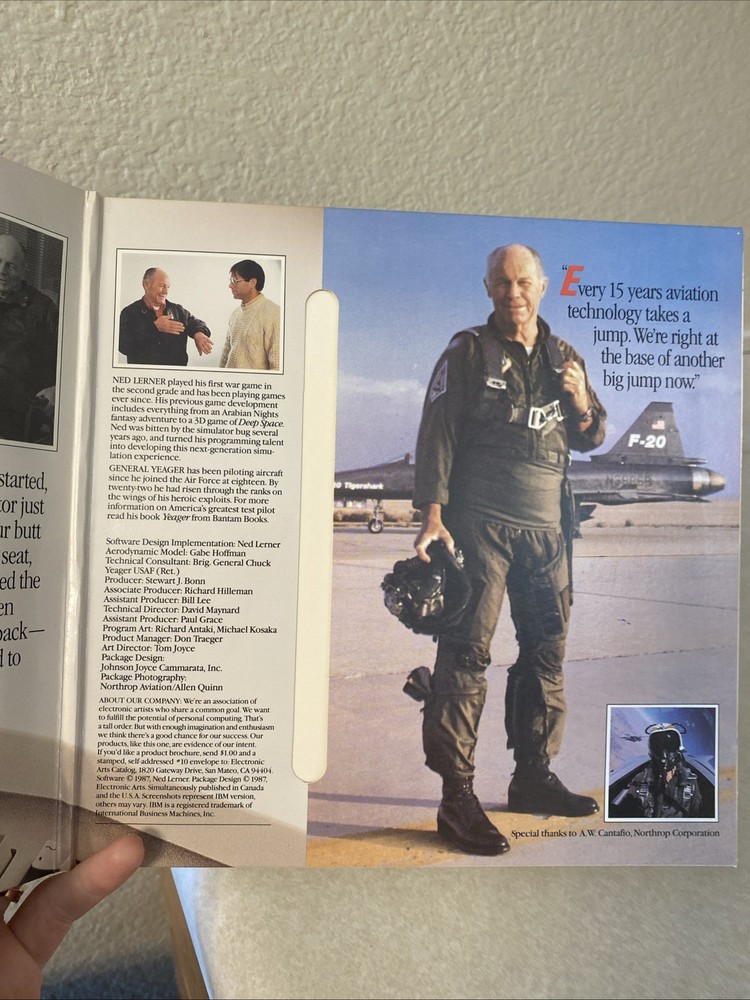 Commodore64 Chuck Yeagers Advanced Flight Trainer Commodore 64