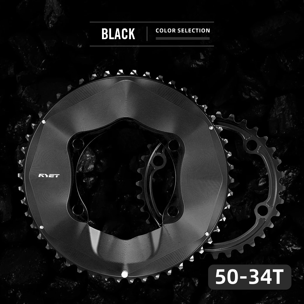 Aero Road Bike Chainring 50-34T 52-36T 54-40T for Shimano Ultegra R8100 12-Speed