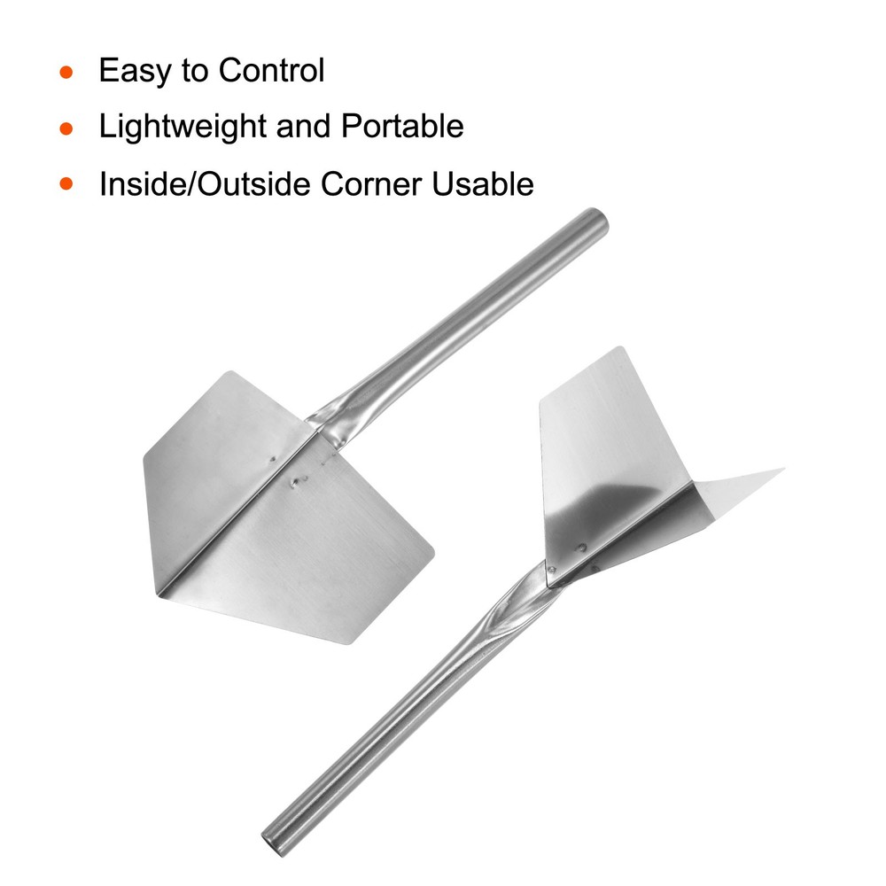 Inside and Outside Corner Trowels 2.7" Corner Shaping 4pack