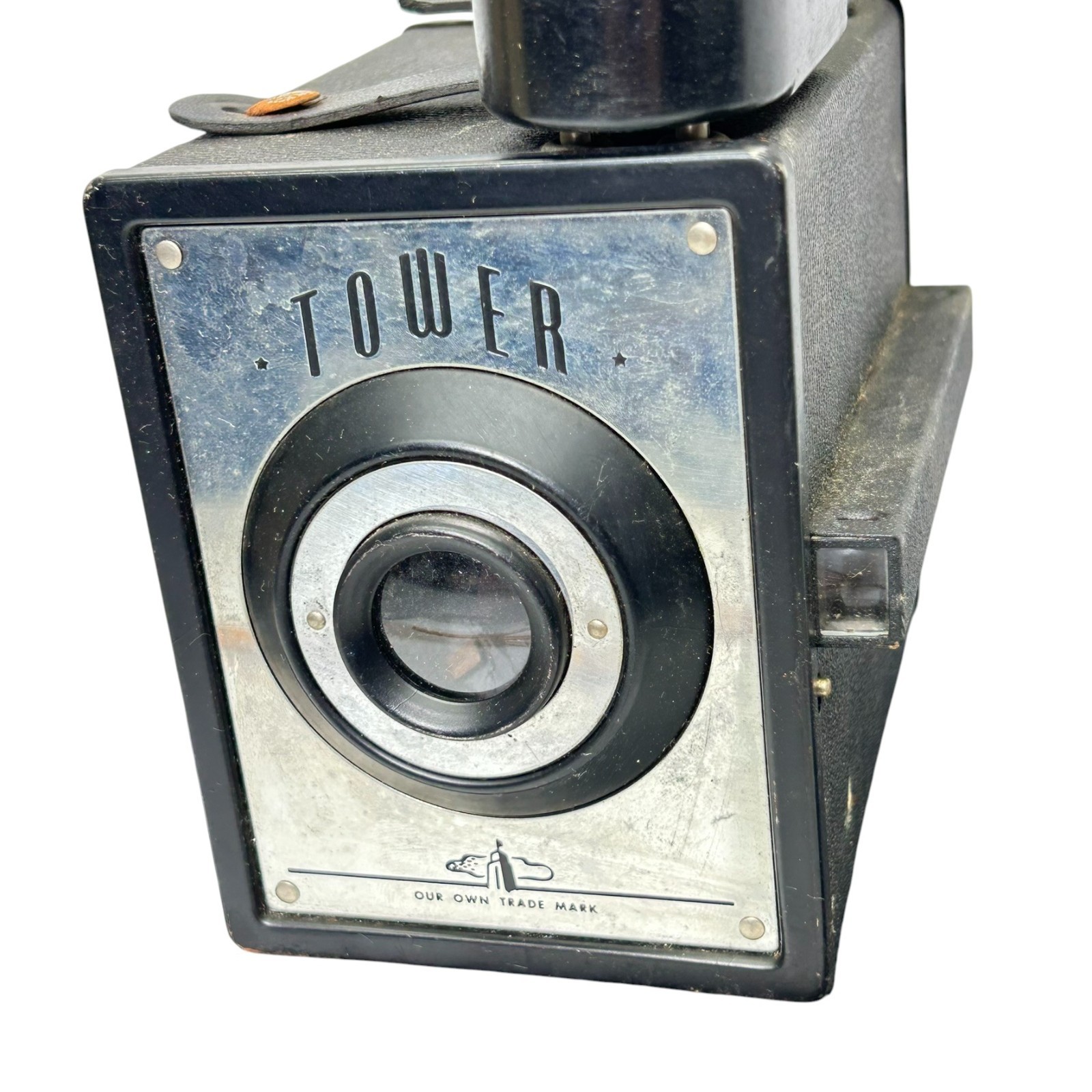 Vintage Tower Complete Flash Film Camera Kit Bulb & Flash Attachment with Case