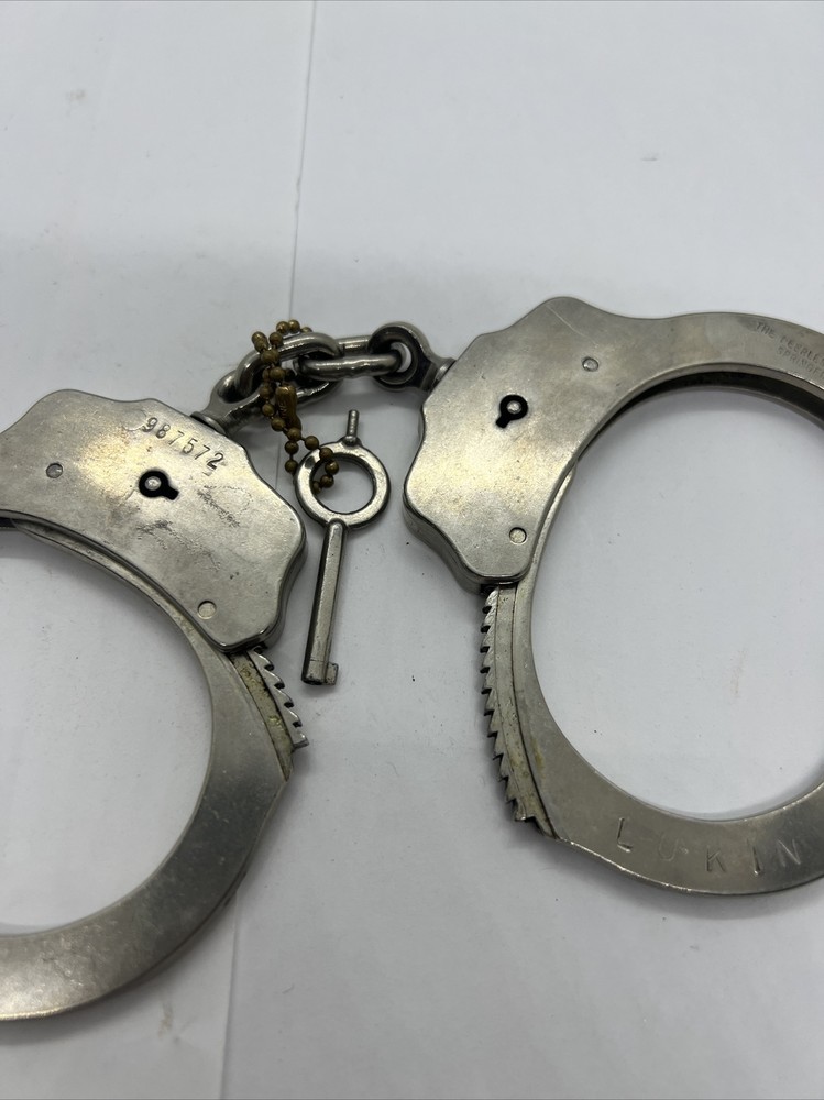 Handcuffes with Key Peerless Handcuff Co Lukin