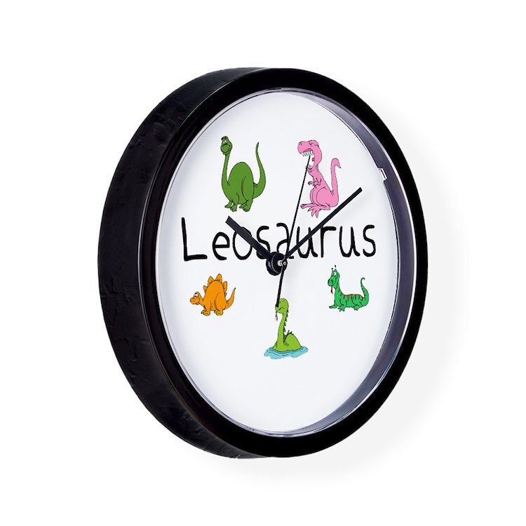 CafePress Leosaurus 10" Wall Clock (124018432)