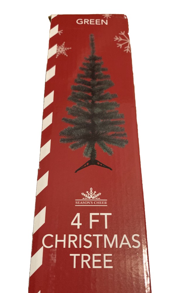 Artificial Christmas Tree Green Seasons Cheer Durable 4FT