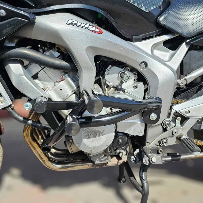 Crash Cage Engine Guard Bar Yamaha FZ6 Fazer (2004-2009) S1 S2 Stunt Gymkhana