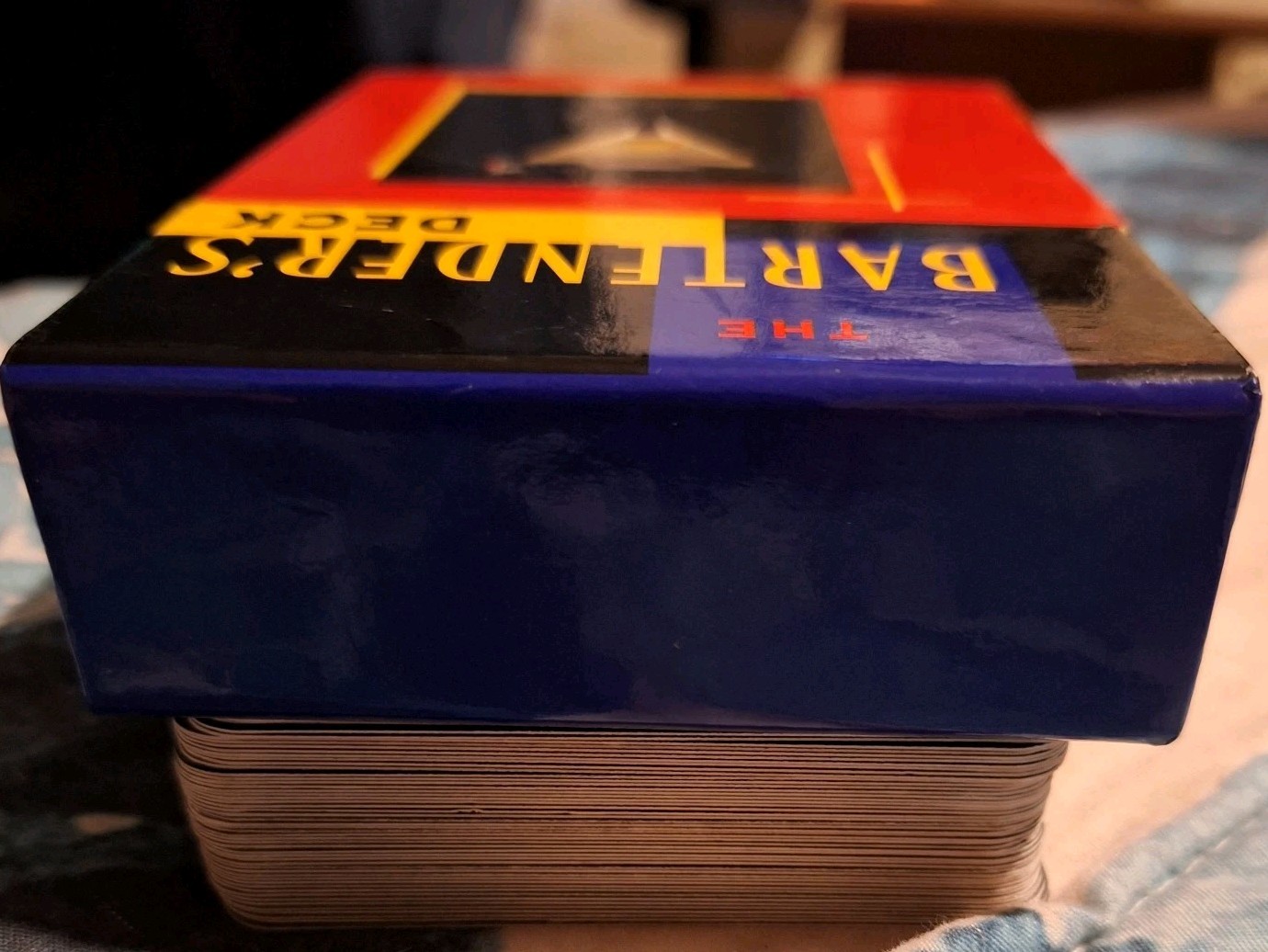 Vtg "THE BARTENDER'S DECK" Cocktail Guide Recipe Cards 50 in deck FREE SHIPPING