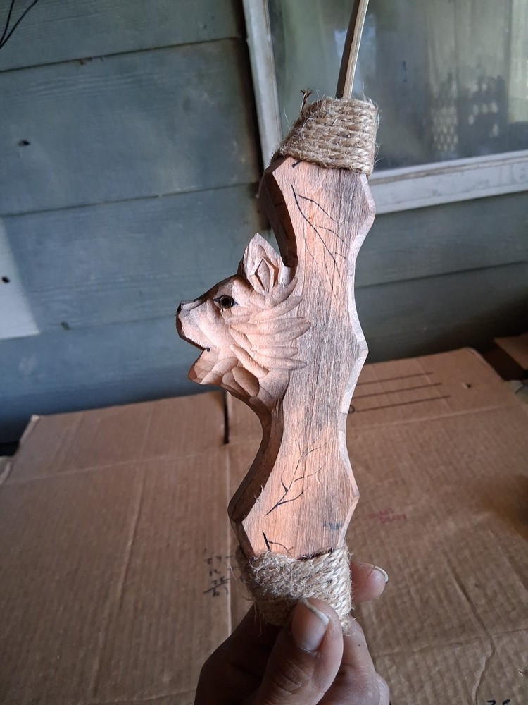 Handcrafted Bat Design Arrow Bow