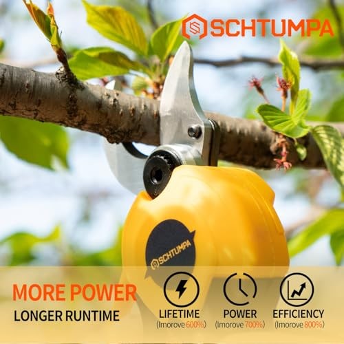 21v Electric Pruning Shears, 1.6" (40mm) Cutting Diameter Pruning Shears for