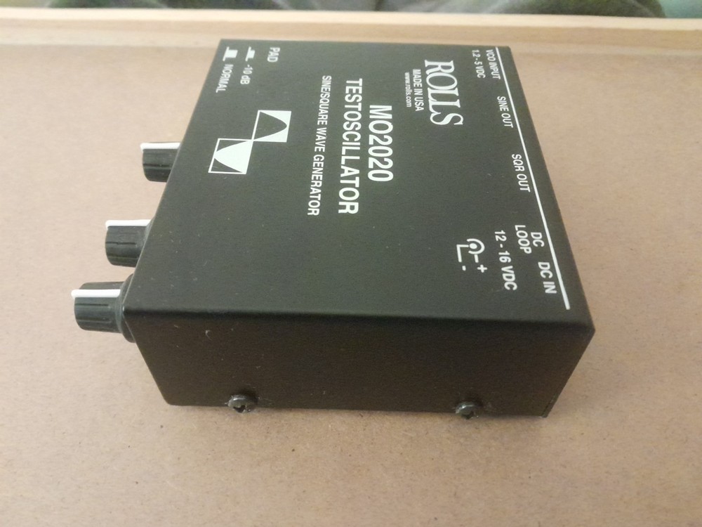 ROLL TESTOSCILLATOR MO2020, UNTESTED, FOR PARTS OR REPAIRS