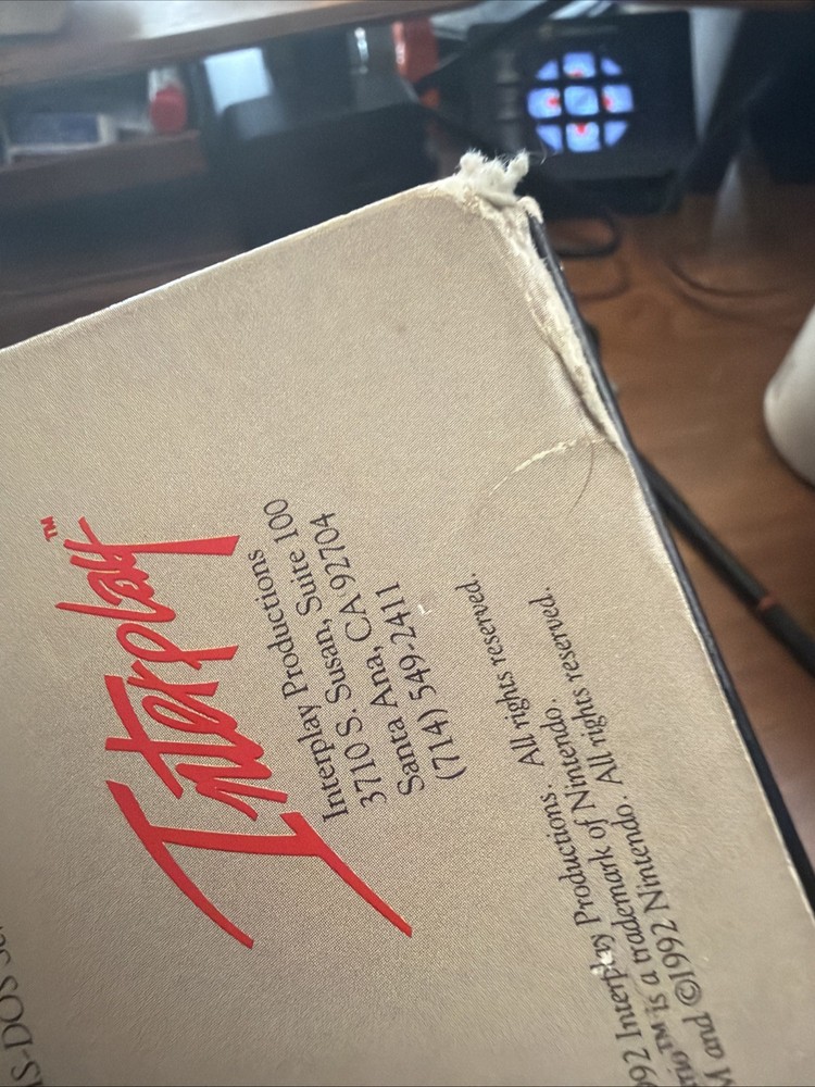 1992 IBM PC “Mario Teaches Typing” - Big Box