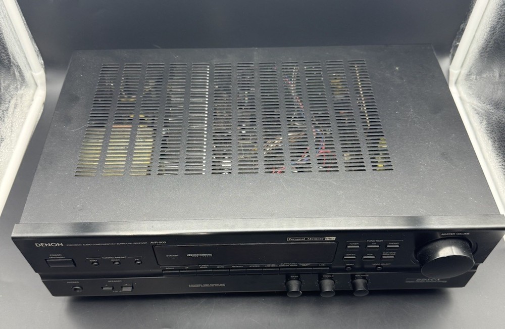 Denon AVR-900 5 Channel AV Surround Receiver Test Working Remote Antenna Bundle