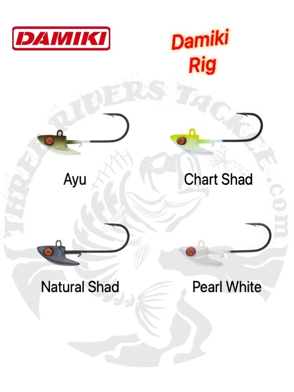 Damiki Rig Jig Heads - Choose Size / Color