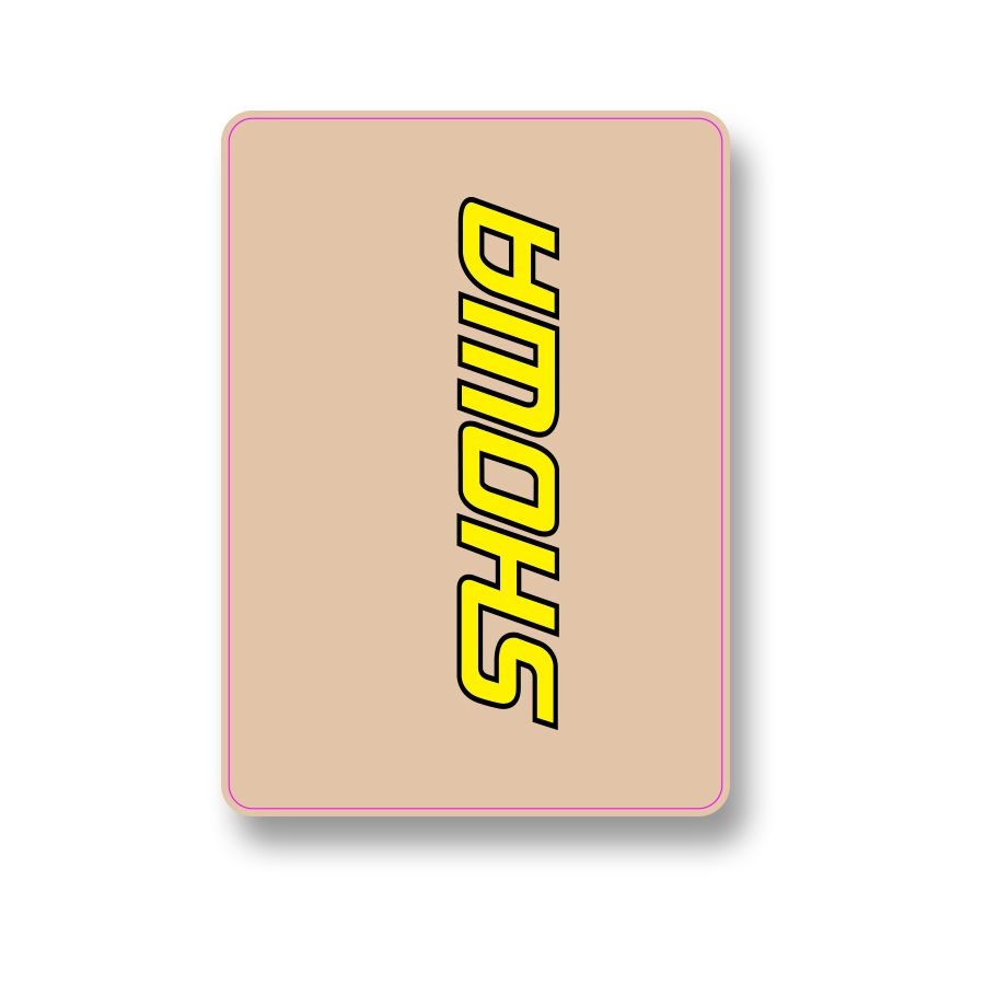 D'COR Visuals Upper Fork Decals - Yellow, SHOWA 40-80-124