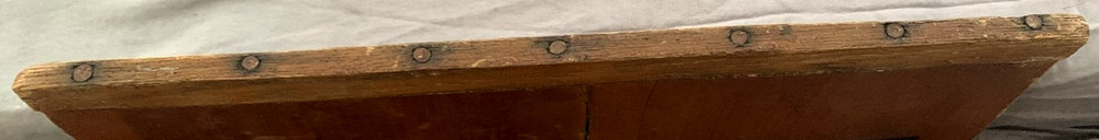 Primitive Antique Large Gameboard Made from Antique Breadboard
