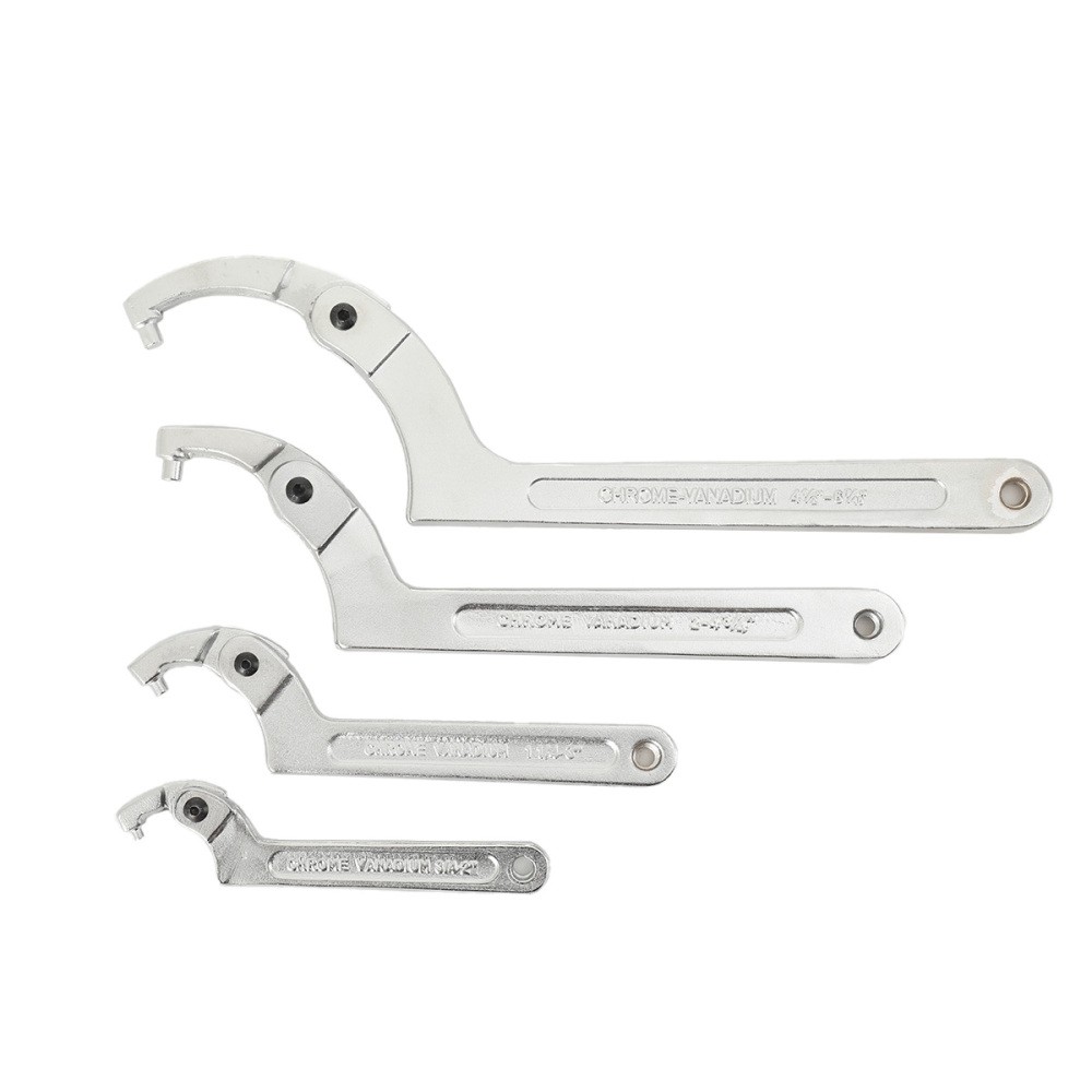 Adjustable Spanner Hook Wrench for Hydraulic Ram Cylinder Mechanical Machine