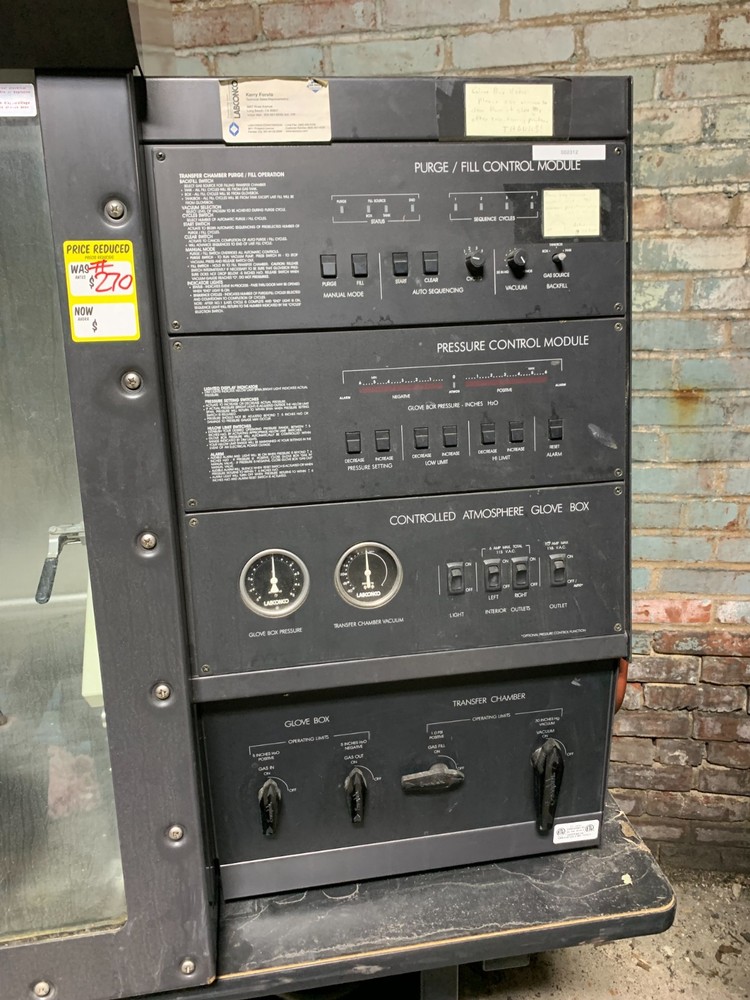 Labconco Controlled Atmosphere Glove Box Model 5080100