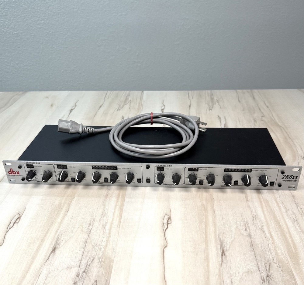 DBX 266xs 2-Channel Professional Audio Compressor/Gate Dynamic Effects Processor