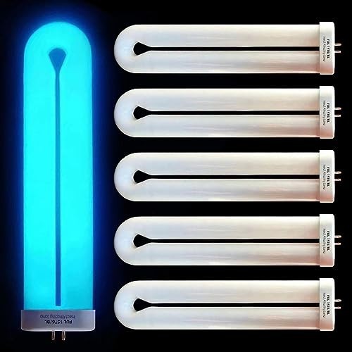 15W U-Shaped Bug Zapper Replacement Bulb, Insect Trap Light, 6 Pack, 7.7