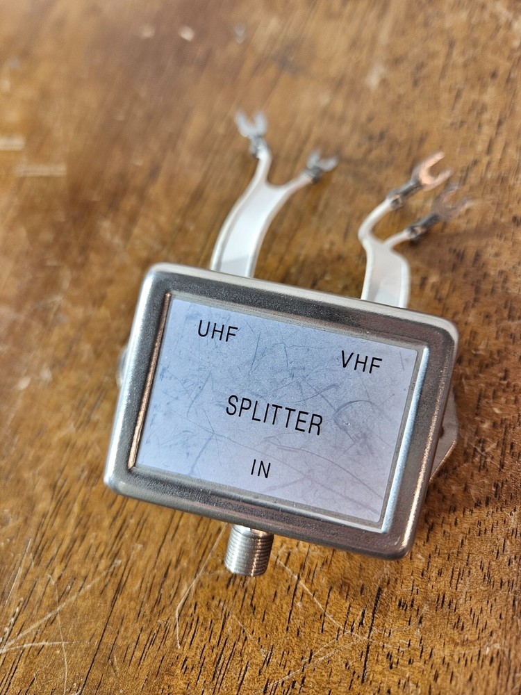 Vintage VHF UHF Cable Splitter