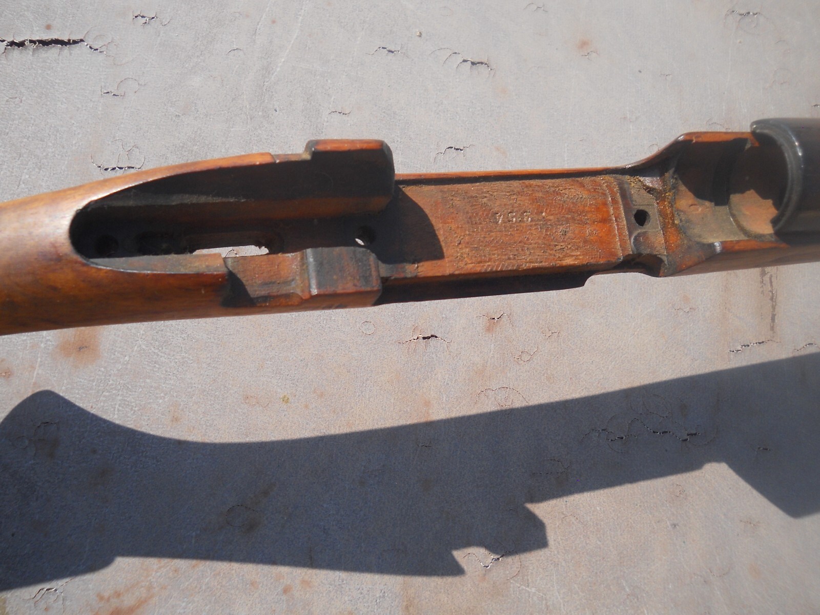 Norwegian Krag jorgensen model 1894 nice wood stock with handguard