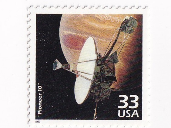 STAMP US SCOTT 3189i "Pioneer 10" 33 CENT 1999 MNH