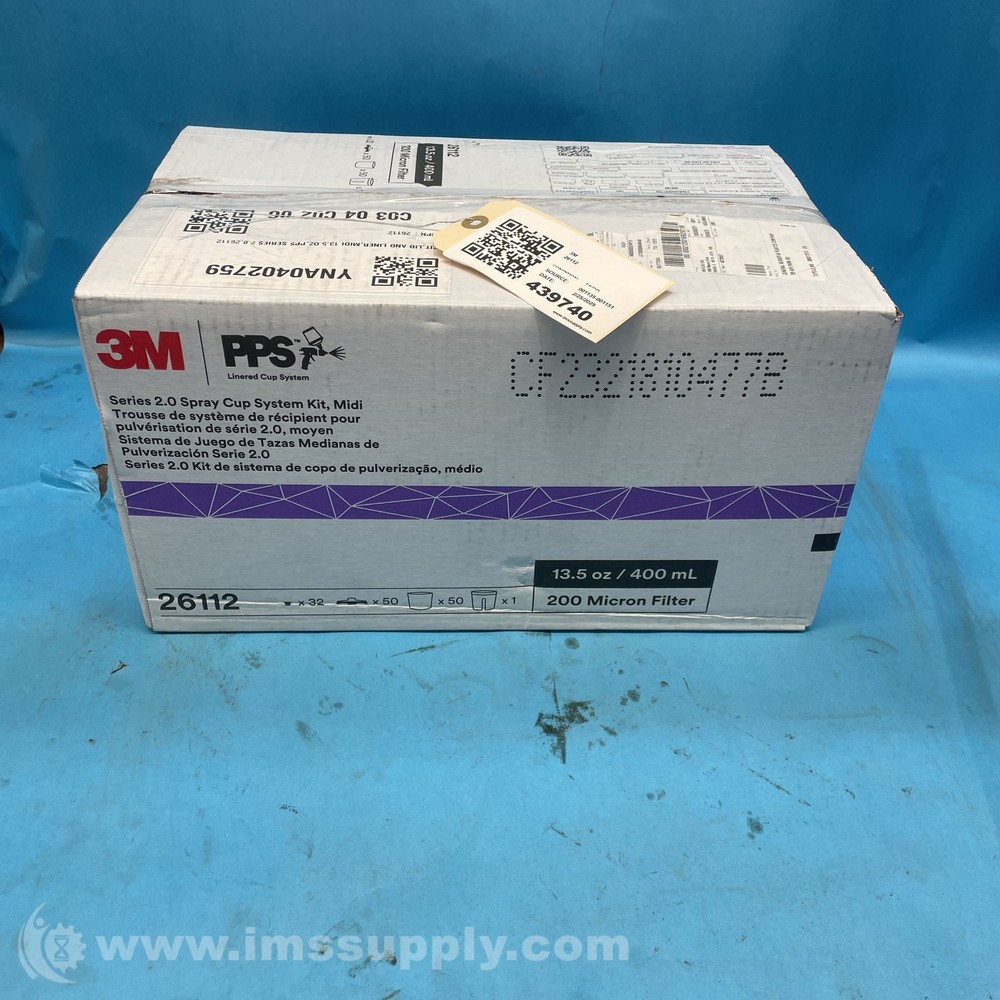 3M 26112 PPS 2.0 Spray Cup System FNOB