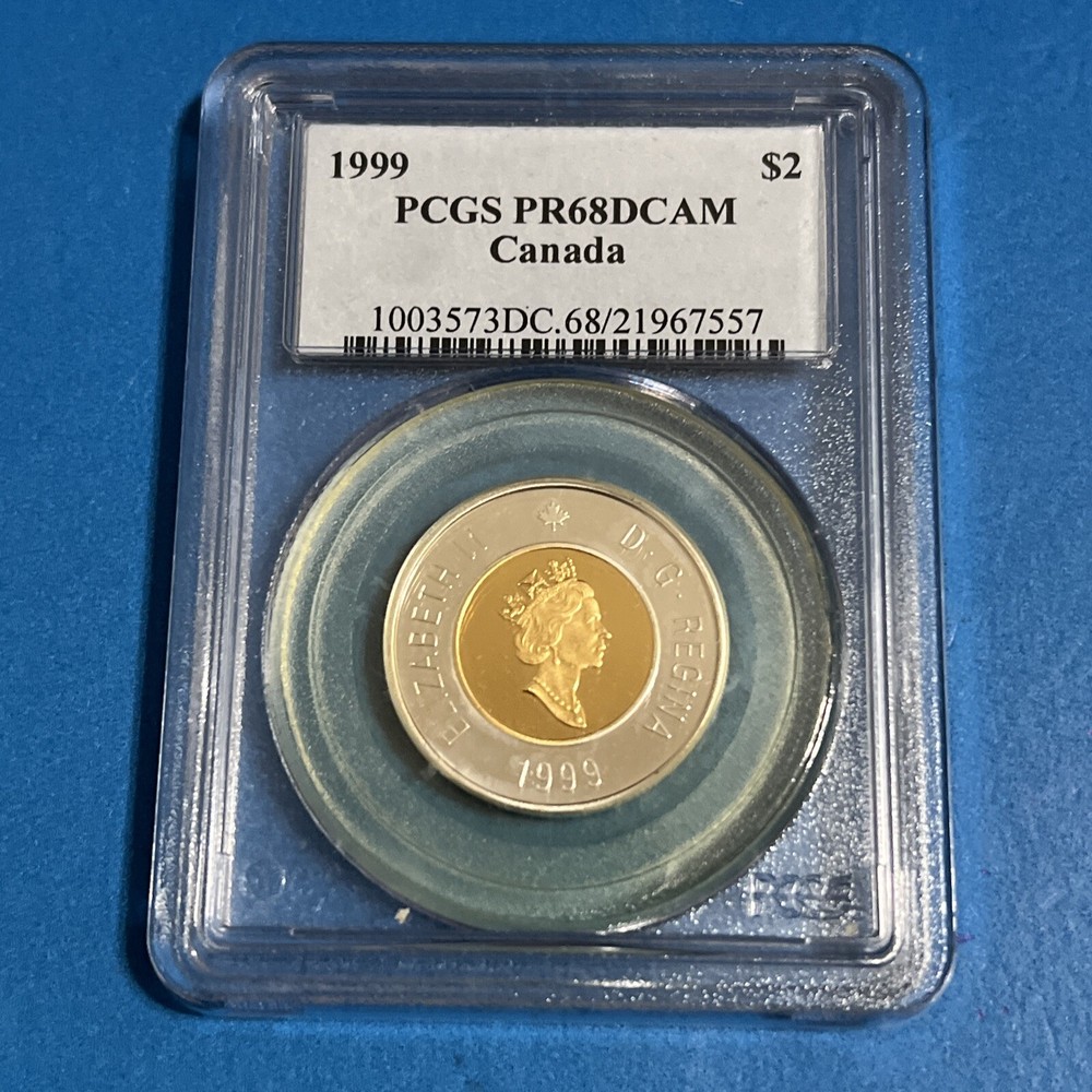 1999 CANADA Silver 2 Dollars $2 PCGS PR68 DCAM