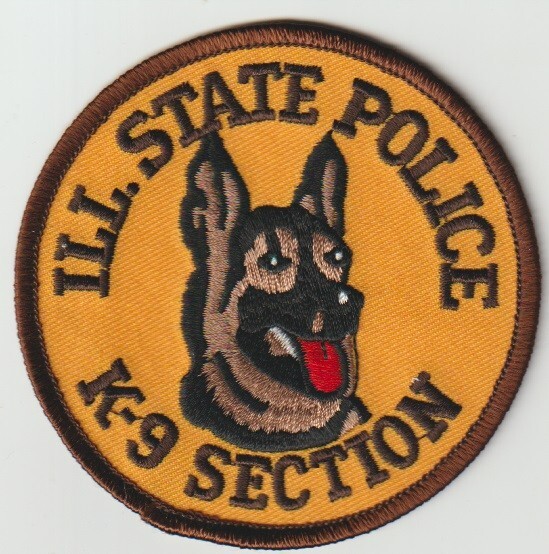 Illinois State K-9 Section patch shipped from Australia