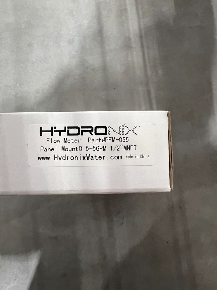 Panel Mount Flow Meter - 0.5-5 GPM