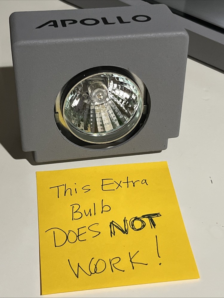 Apollo COBRA VS-3000 OVERHEAD PROJECTOR with Case & Instructions COMPLETE/WORKS