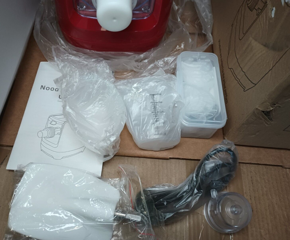 Mini Multi Functional Automatic Noodle Machine 260W Color Red Model Q6S Open Box