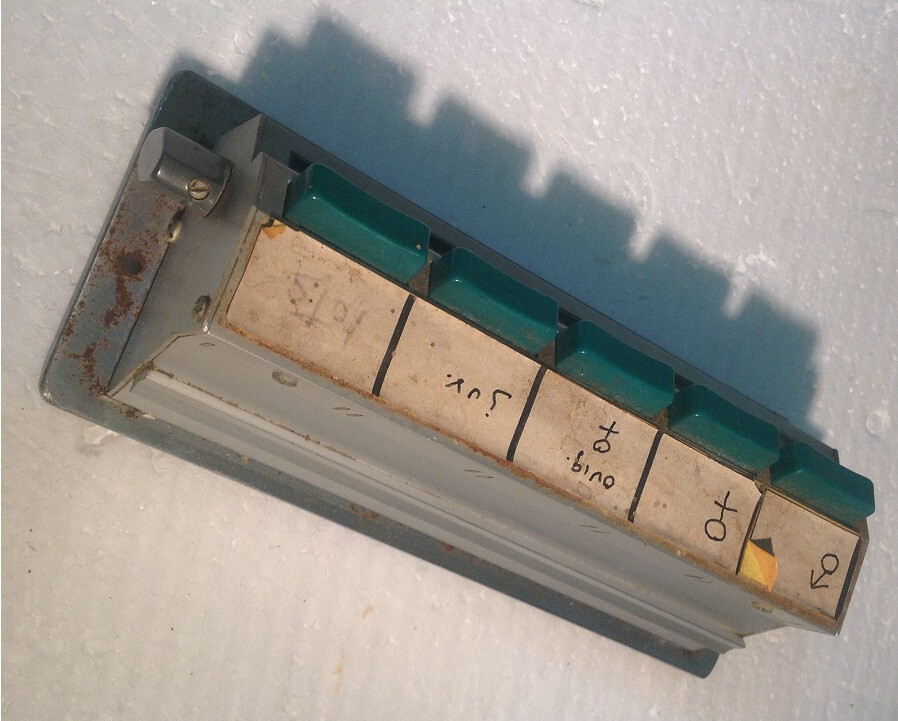 Denominator 5-Counter Hand Manual Multiple Tally - Good Condition
