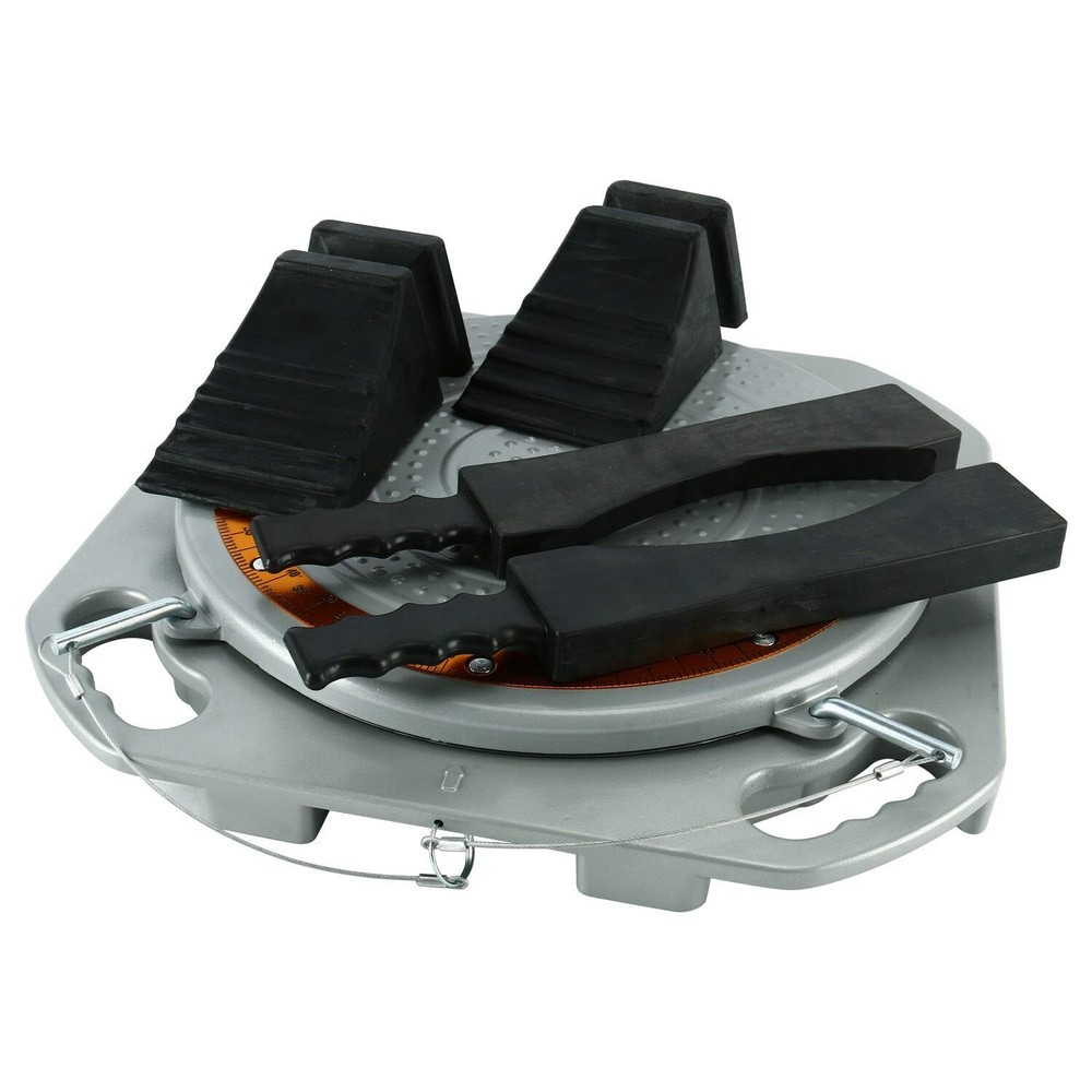 2 Wheel Durable Car Truck Front End Wheel Alignment Tool Alignment Turn Plates