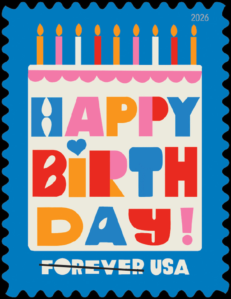 #6069 2026 Happy Birthday - MNH (After April 18)