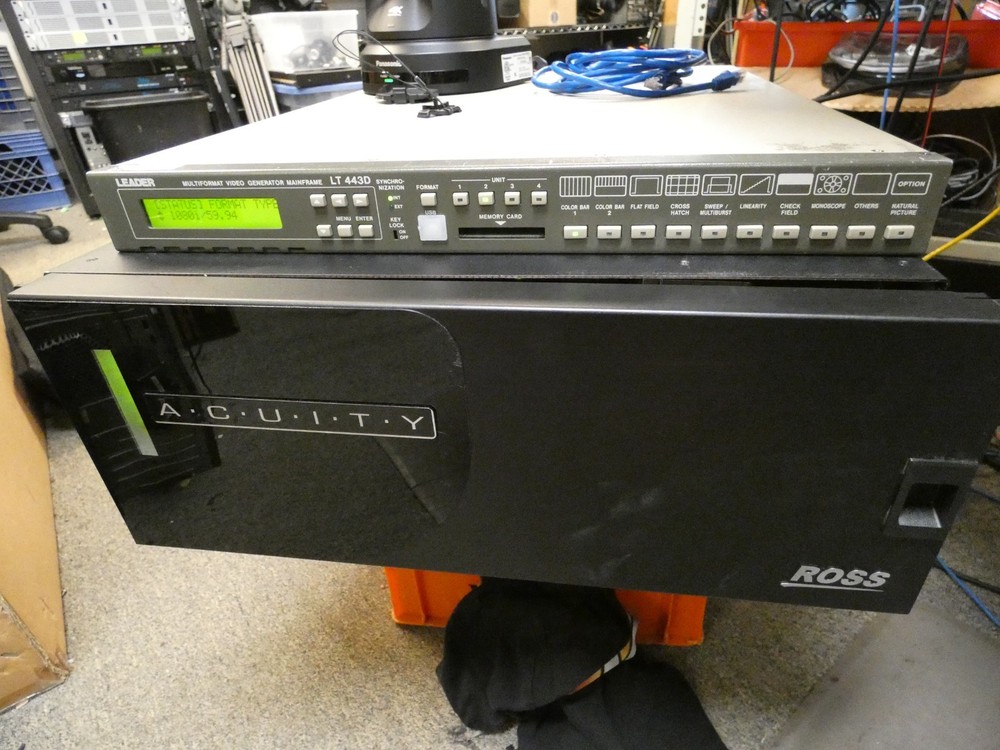 Ross Acuity 3M/E Panel, 60-Input, 40-Output 4K 3G Production Switcher w/Frame