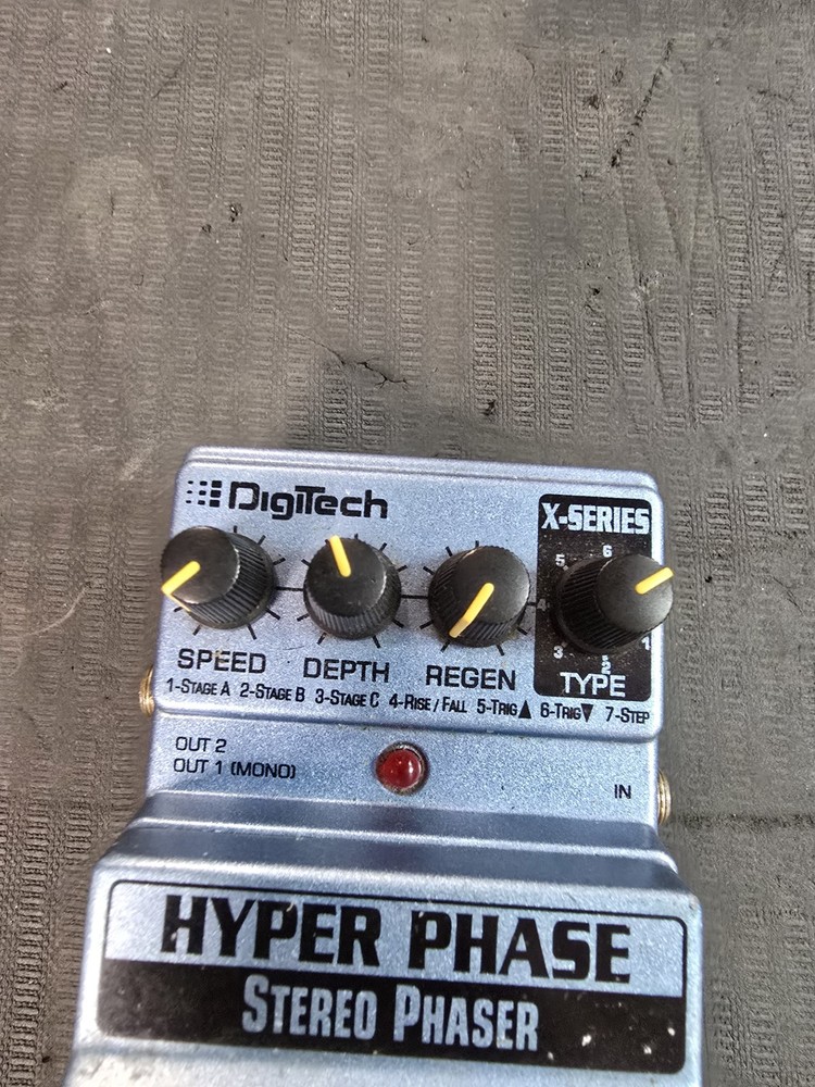 DIGITECH Hyper Phase - X-Series Stereo Phaser Guitar Pedal #2