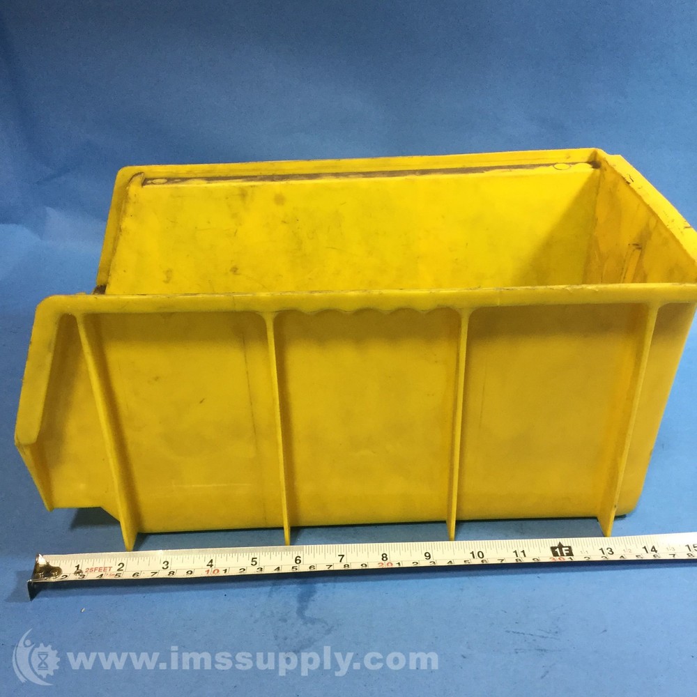 Edsal 14X8X7 Yellow Bin USIP