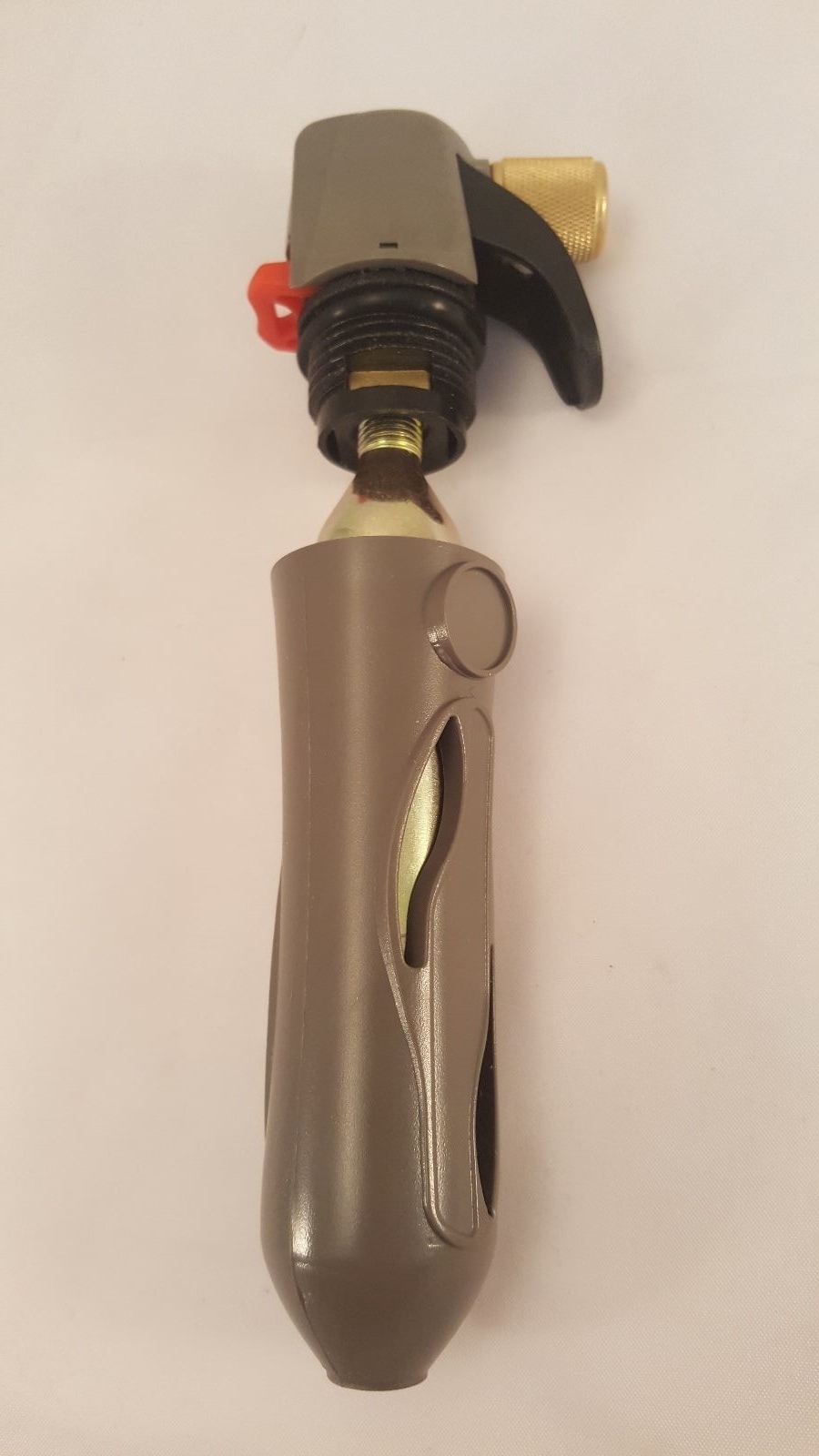 CO2 Power Bike Tire Inflater Grey plastic housing cart C02 inflator TFGRY