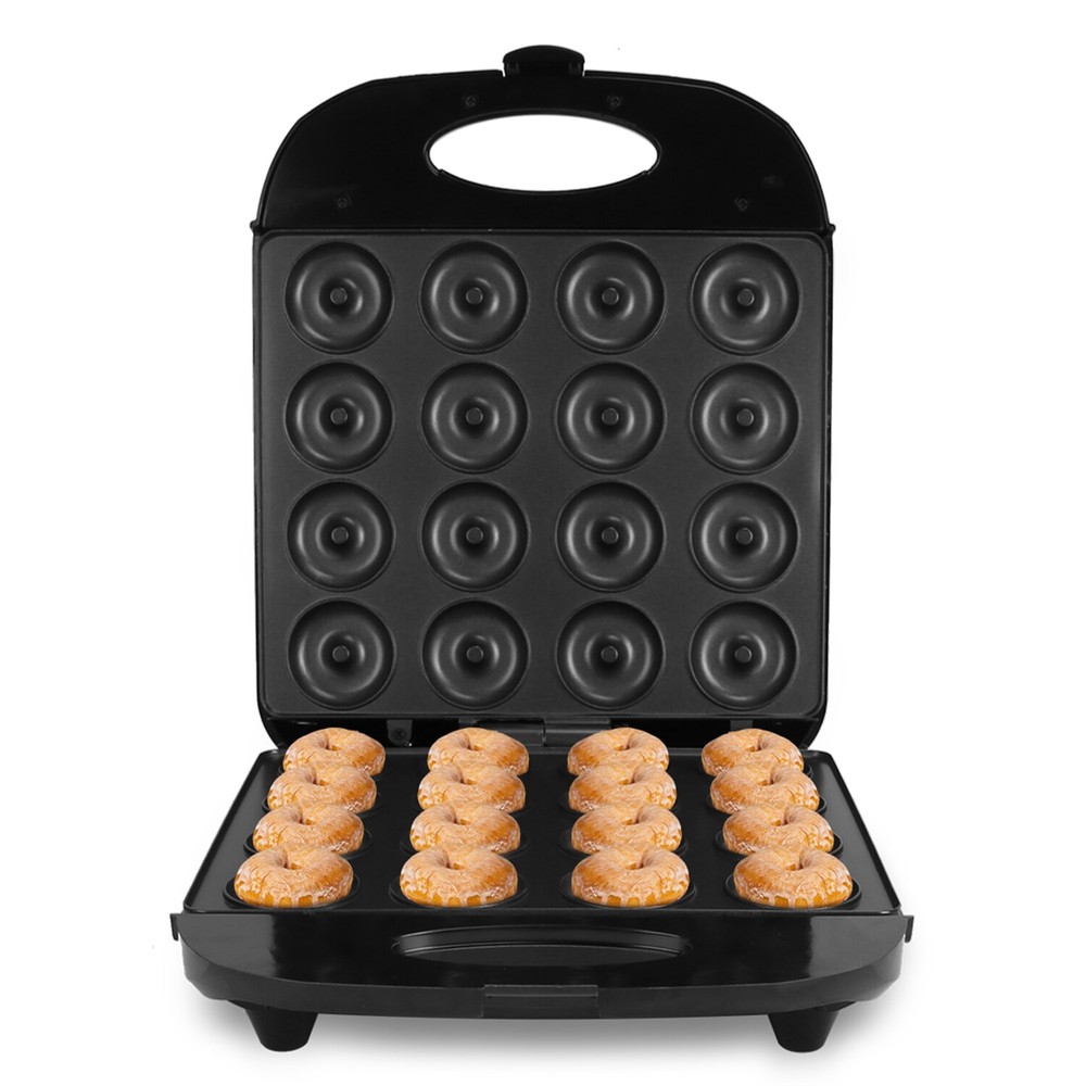 Mini Donut Maker Machine Double-Side Home Non Stick Coating Heating Donut Maker