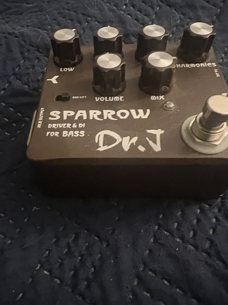 Dr J Sparrow Bass Guitar Drive,Effects Box Untested