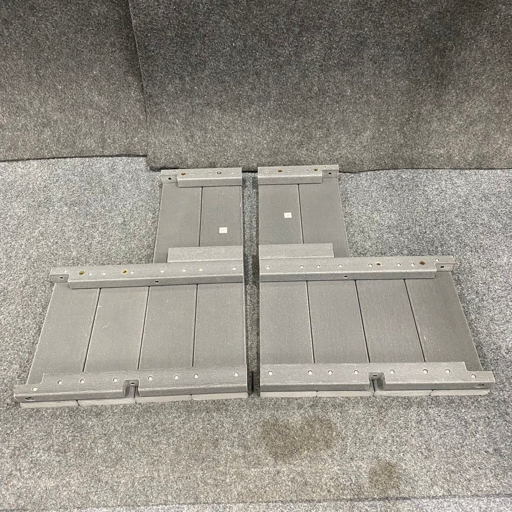 DENKOE Hot Tub Steps Graphite Gray Finish Brushed *